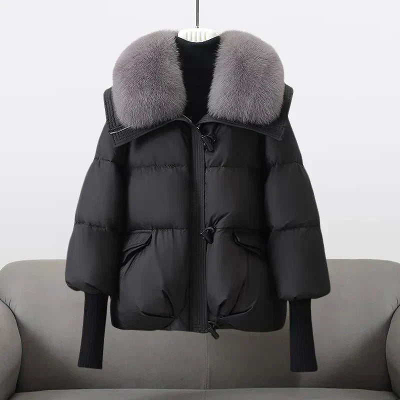 Moka Women's Faux Fur Coat | Luxurious Comfort, Winter Coat 0