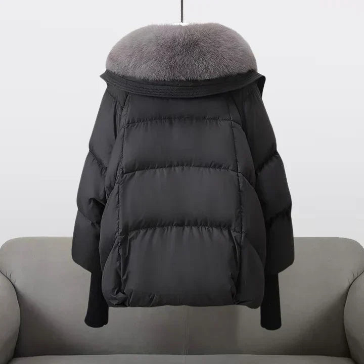 Moka Women's Faux Fur Coat | Luxurious Comfort, Winter Coat 4