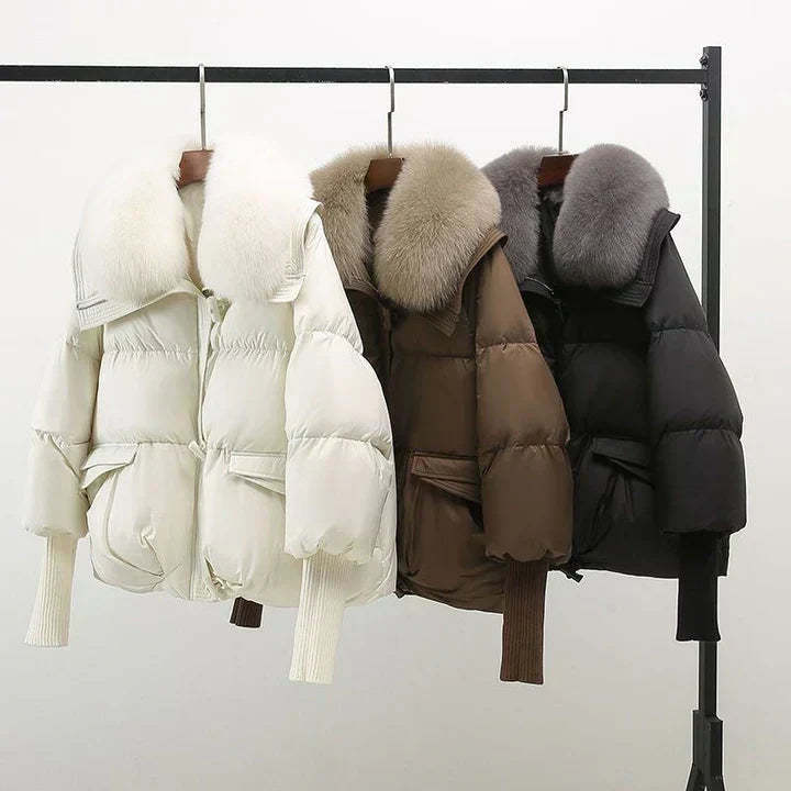 Moka Women's Faux Fur Coat | Luxurious Comfort, Winter Coat 5