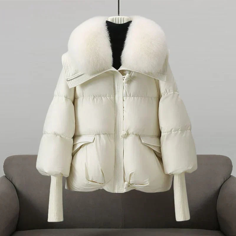 Moka Women's Faux Fur Coat | Luxurious Comfort, Winter Coat 6