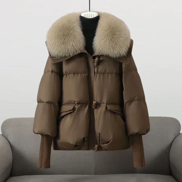 Moka Women's Faux Fur Coat | Luxurious Comfort, Winter Coat 7
