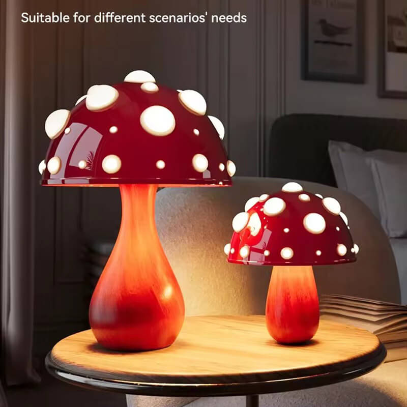 Mushroom Desk Lamp | Retro Table Lamp | LED 3-Mode Lighting
