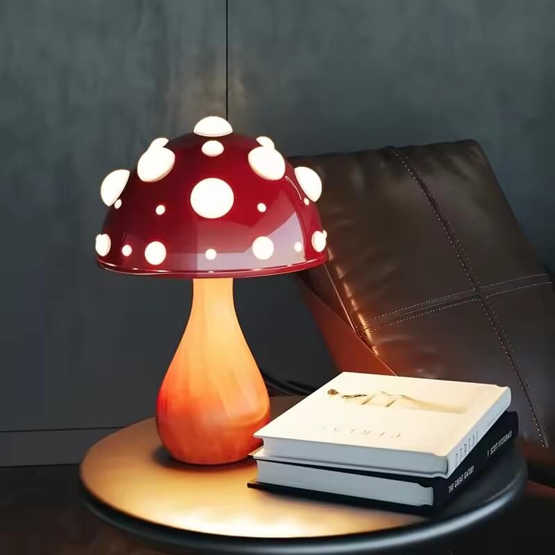 Mushroom Desk Lamp | Retro Table Lamp | LED 3-Mode Lighting