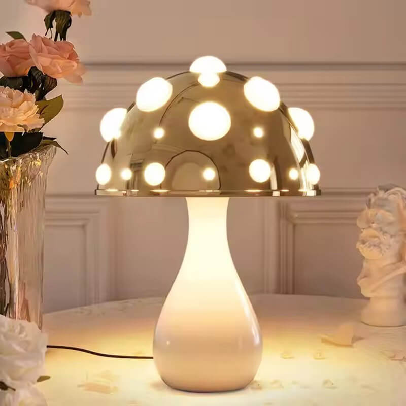Mushroom Desk Lamp | Retro Table Lamp | LED 3-Mode Lighting