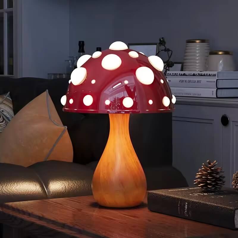 Mushroom Desk Lamp | Retro Table Lamp | LED 3-Mode Lighting