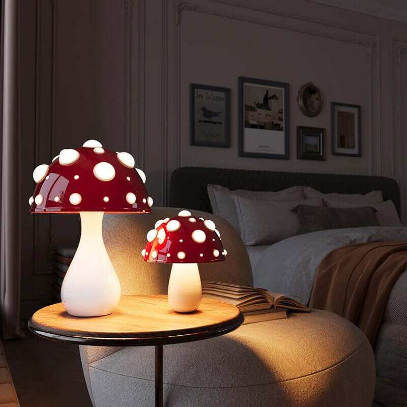 Mushroom Desk Lamp | Retro Table Lamp | LED 3-Mode Lighting