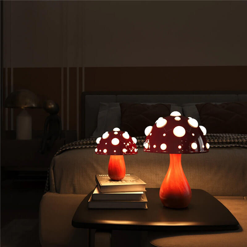 Mushroom Desk Lamp | Retro Table Lamp | LED 3-Mode Lighting