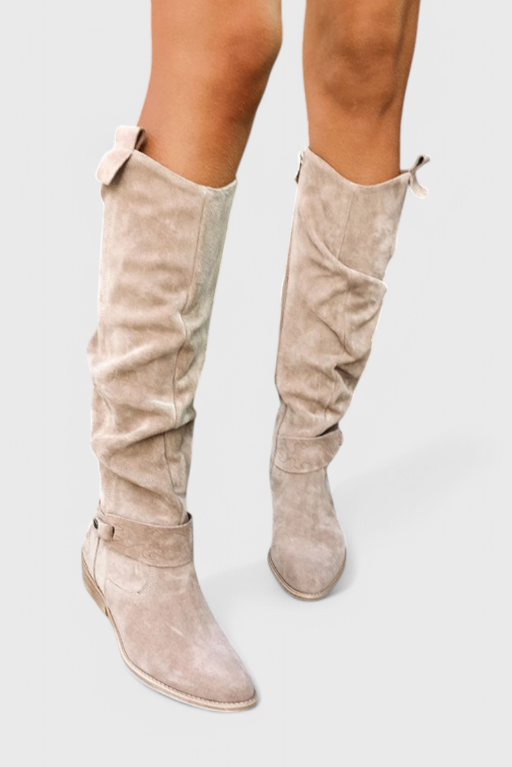 Women’s Retro High Boots | Vintage-Inspired Design | Cushioned Insole