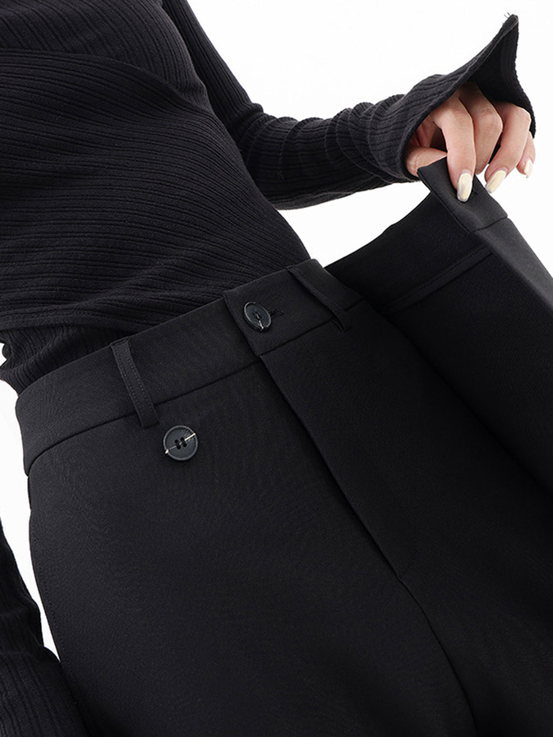 Women’s Asymmetrical Baggy Pants | High-Waist Design | Relaxed Fit