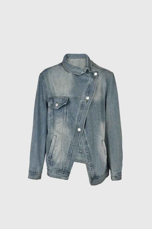 Pioneering Women's Denim Jacket | Artistic Design 5