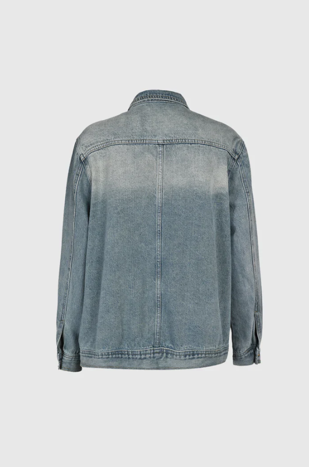 Pioneering Women's Denim Jacket | Artistic Design 6