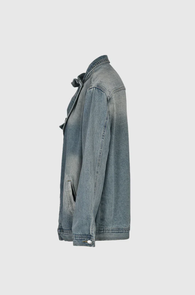 Pioneering Women's Denim Jacket | Artistic Design 7