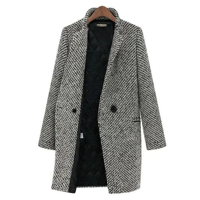 Rila Women's Vintage Blazer Coat | Premium Wool, Elegant Design 0