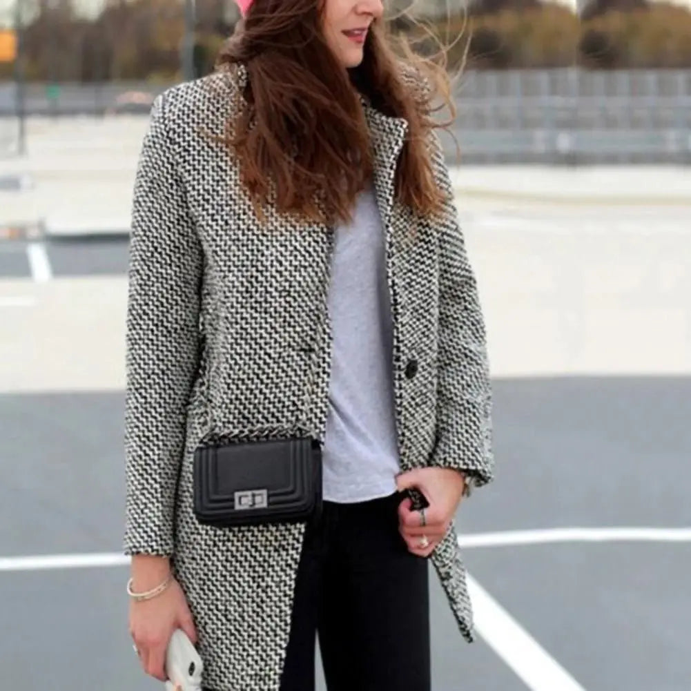 Rila Women's Vintage Blazer Coat | Premium Wool, Elegant Design 2