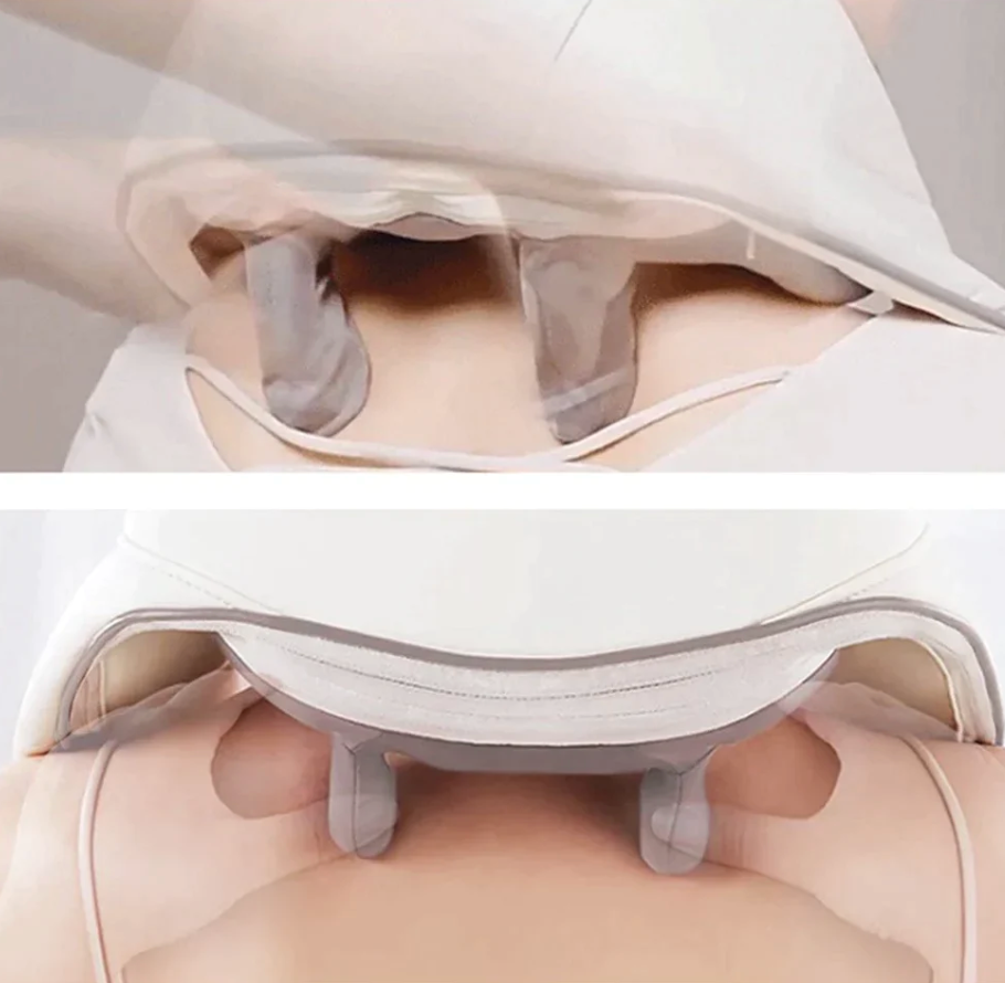 Heated Neck and Shoulder Massager | Deep-Kneading Shiatsu Massage Device with Adjustable Heat