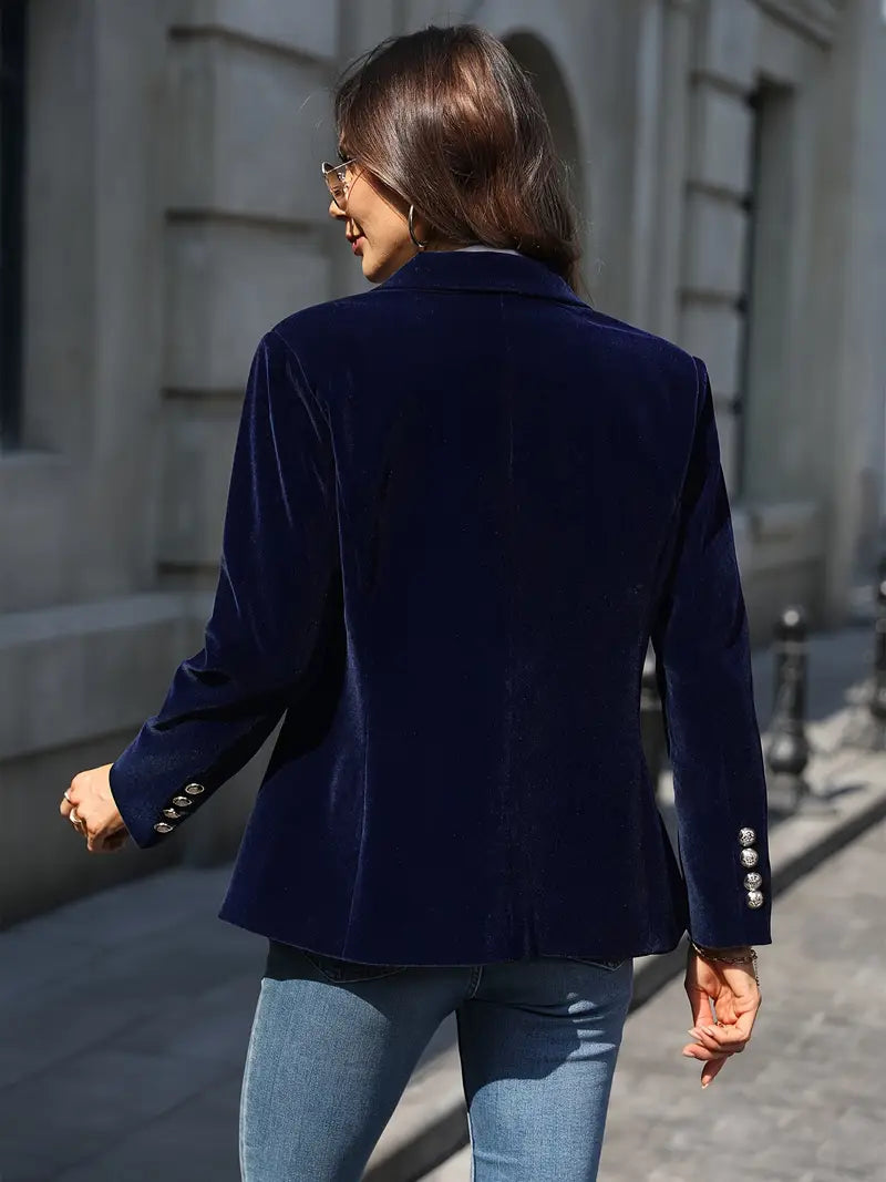 Selene Women's Blazer | Luxurious Velvet 5