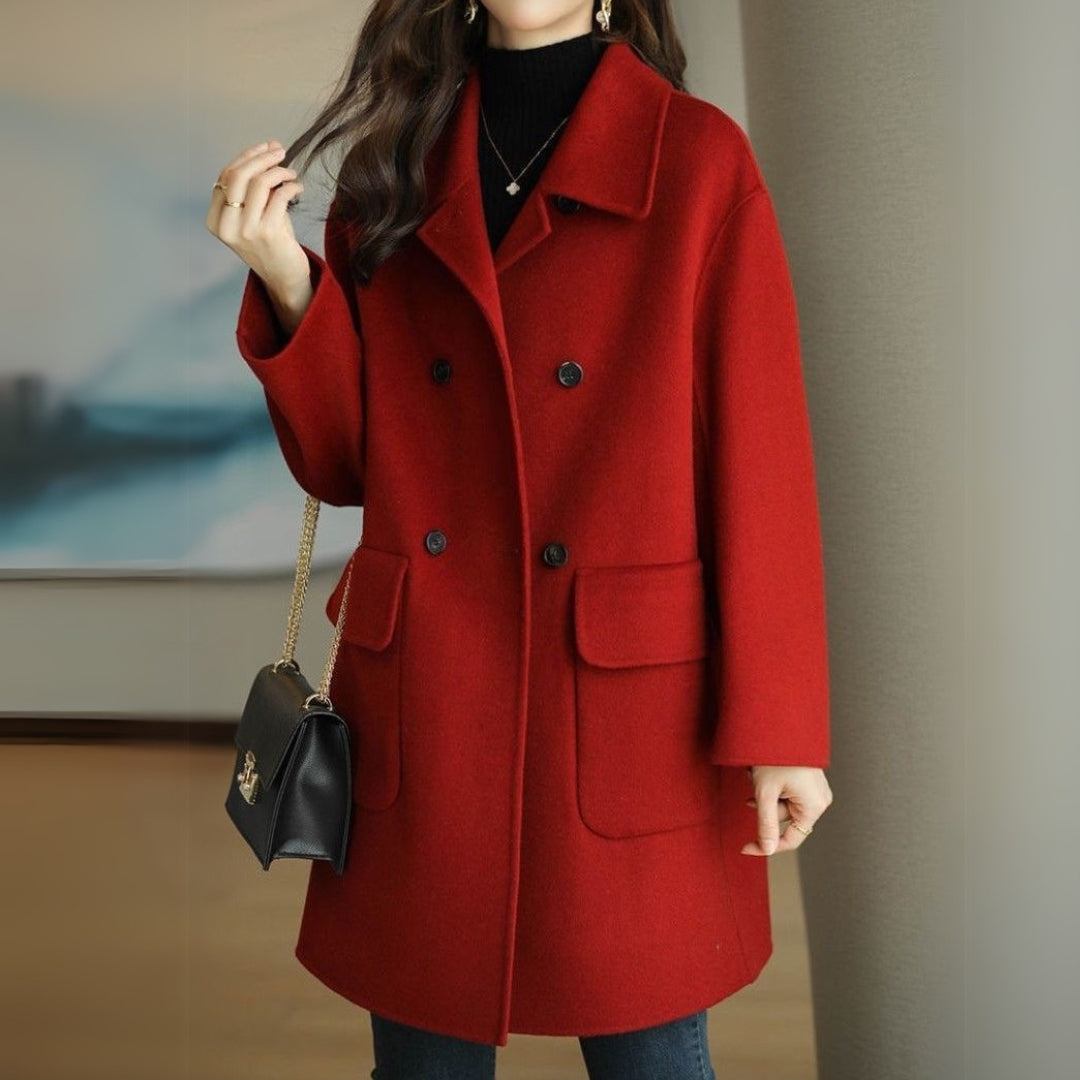 Selene Women's Formal Coat | Wool-Blend Fabric 4