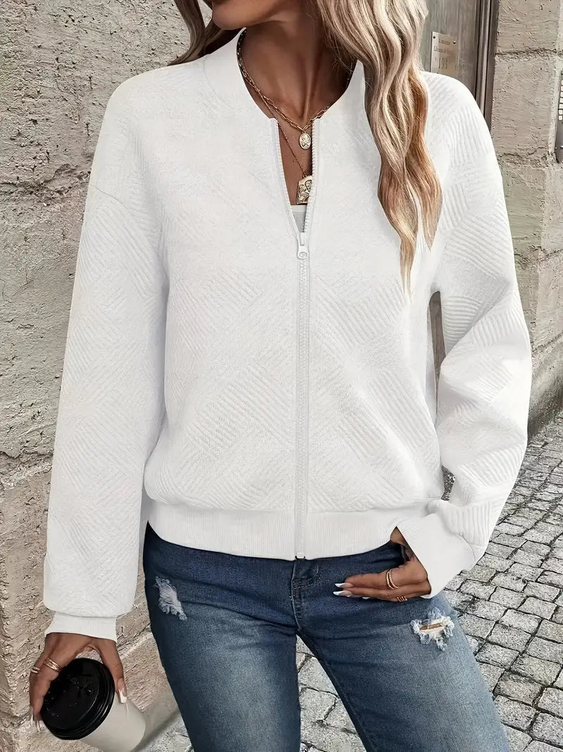 Selene Women's Spring Jacket | Lightweight Zipper Closure 8