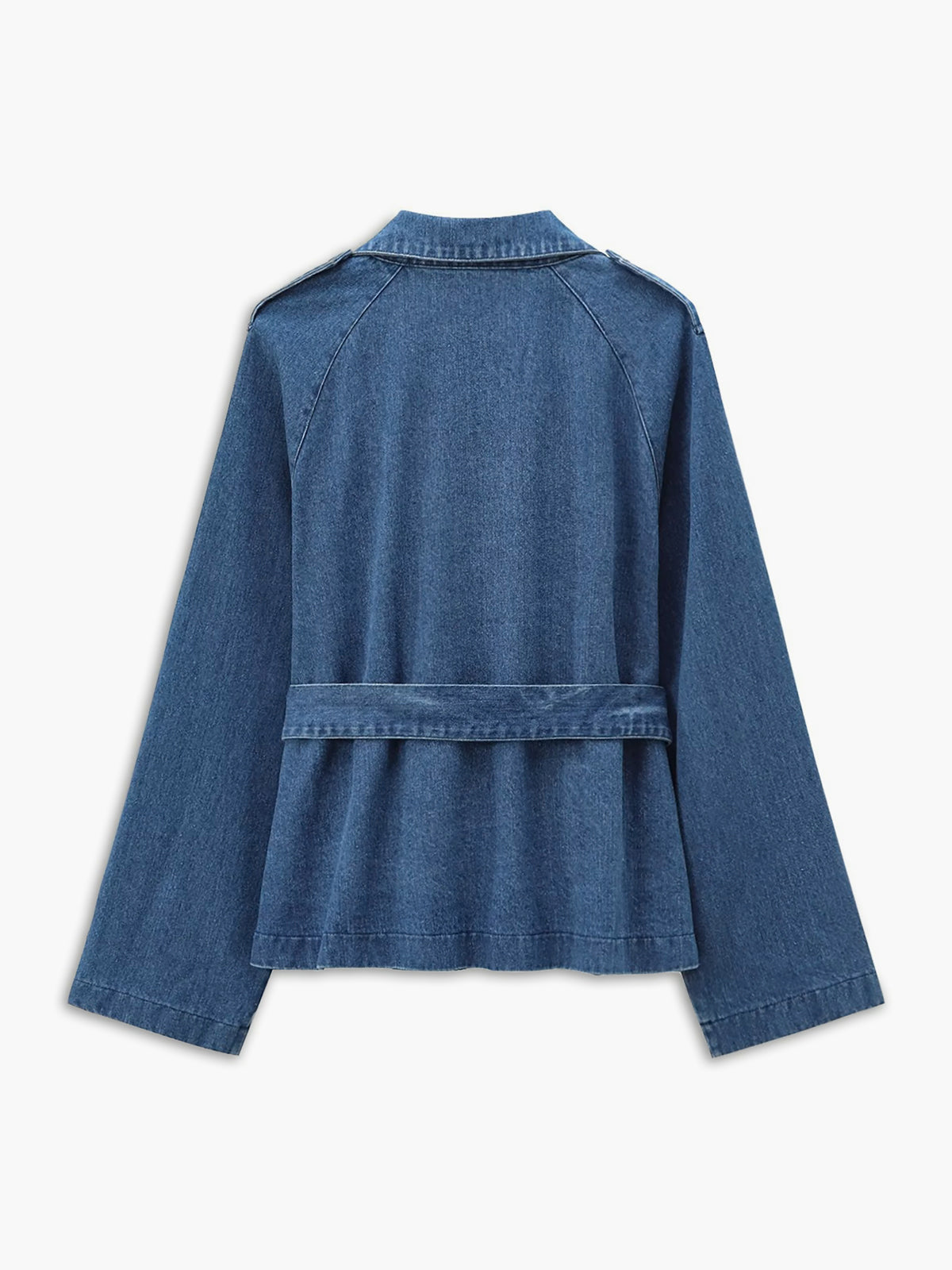 Sera Women's Denim Jacket | Polyester-Cotton Blend, Minimalist Design 2