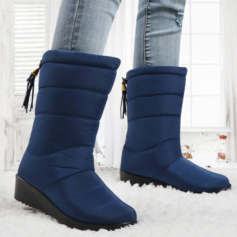 Women’s Waterproof Winter Boots | Warm Faux Fur Lining | Anti-Slip Rubber Sole