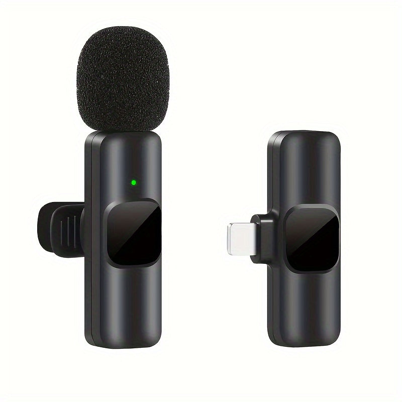 Wireless Lavalier Microphone | USB-C Connection | Compact Clip-On Mic for Video, Streaming & Interviews