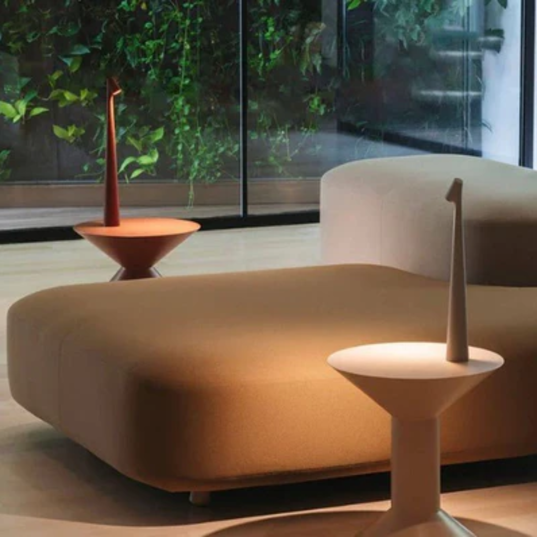 Wireless Scandinavian LED Table Lamp | Rechargeable Touch-Control Design