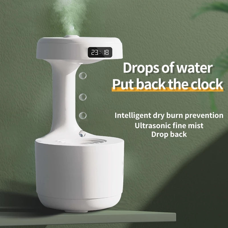 Anti-Gravity LED Humidifier | Optical Illusion Air Diffuser | Modern Decorative Room Humidifier