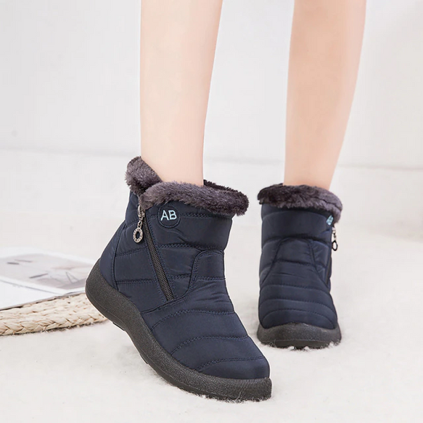 Women’s Waterproof Winter Boots | Warm Faux Fur Lining | Anti-Slip Sole