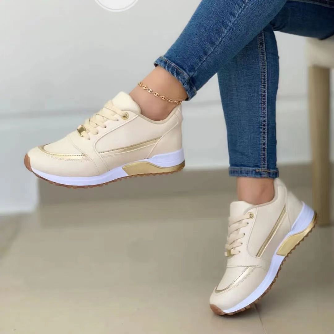 Women’s Comfort Lace-Up Sneakers | Cushioned Insole | Breathable Design
