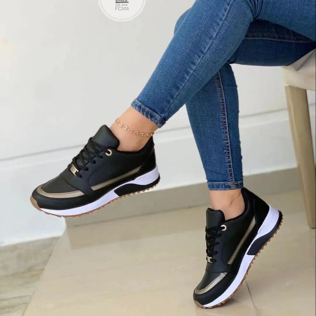 Women’s Comfort Lace-Up Sneakers | Cushioned Insole | Breathable Design