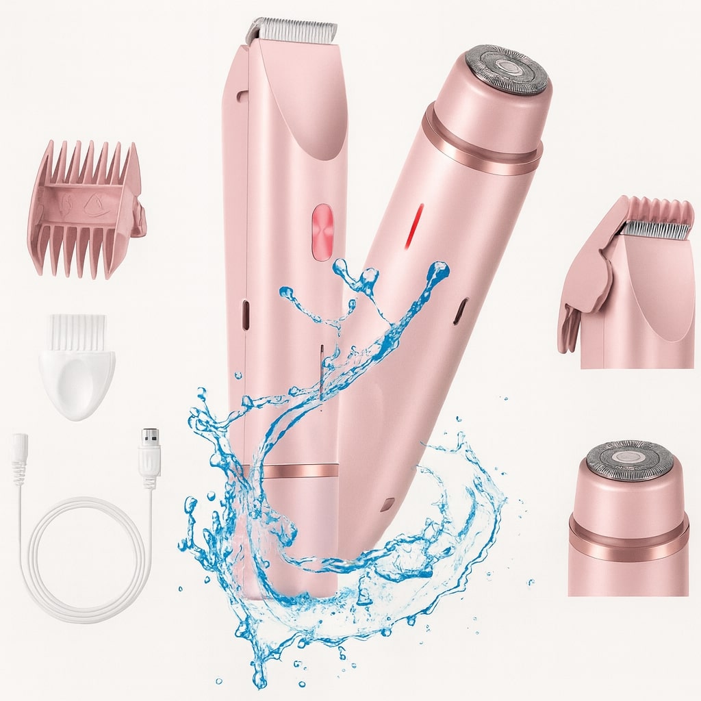 Women’s Electric Shaver | Waterproof Rechargeable Razor | Gentle Grooming for Body and Face