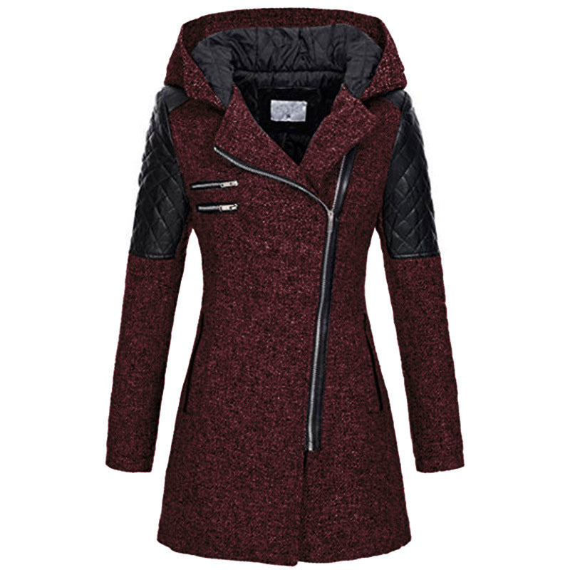 Zara Women's Winter Jacket | Slant-Zip Design 2