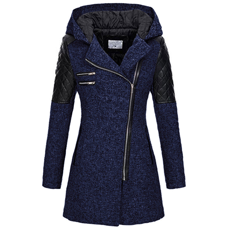 Zara Women's Winter Jacket | Slant-Zip Design 3