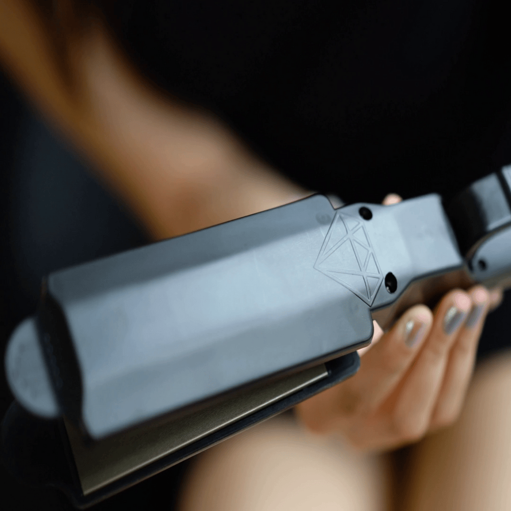Ceramic Steam Hair Straightener | Tourmaline Ionic Flat Iron | Anti-Frizz & Fast Heating