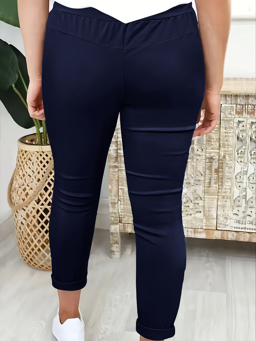 Women’s Drawstring Trousers | Soft Stretch Fabric | Relaxed Fit
