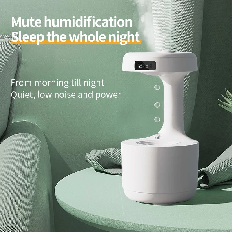 Anti-Gravity LED Humidifier | Optical Illusion Air Diffuser | Modern Decorative Room Humidifier
