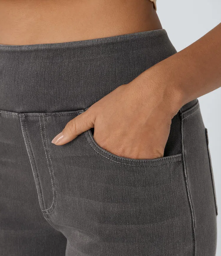 Women’s Relaxed Fit Wide-Leg Jeans | High-Waist | Stretch Denim Comfort