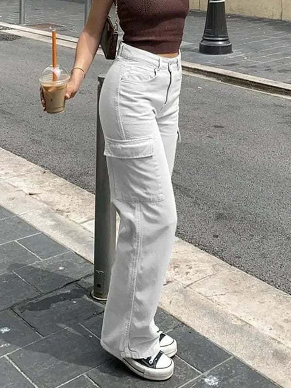 Women’s Cargo Pants | Adjustable Waist | Multiple Pockets | Durable Fabric
