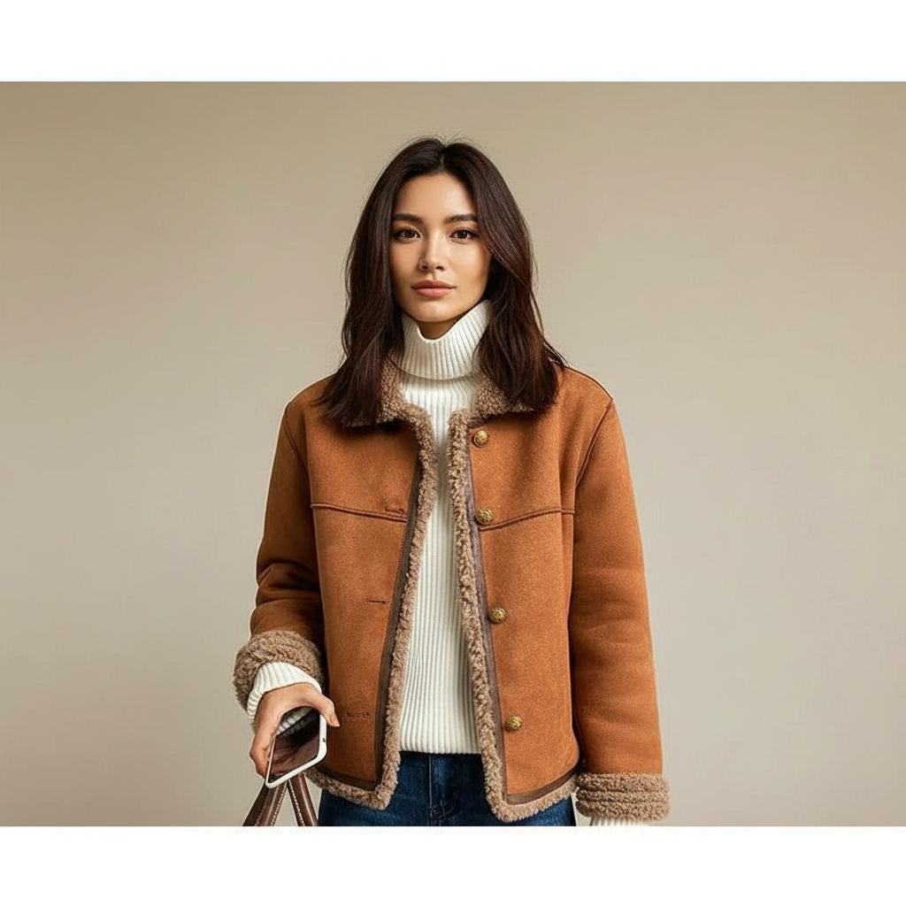 Roni | Women's Shearling Jacket | Warm & Soft