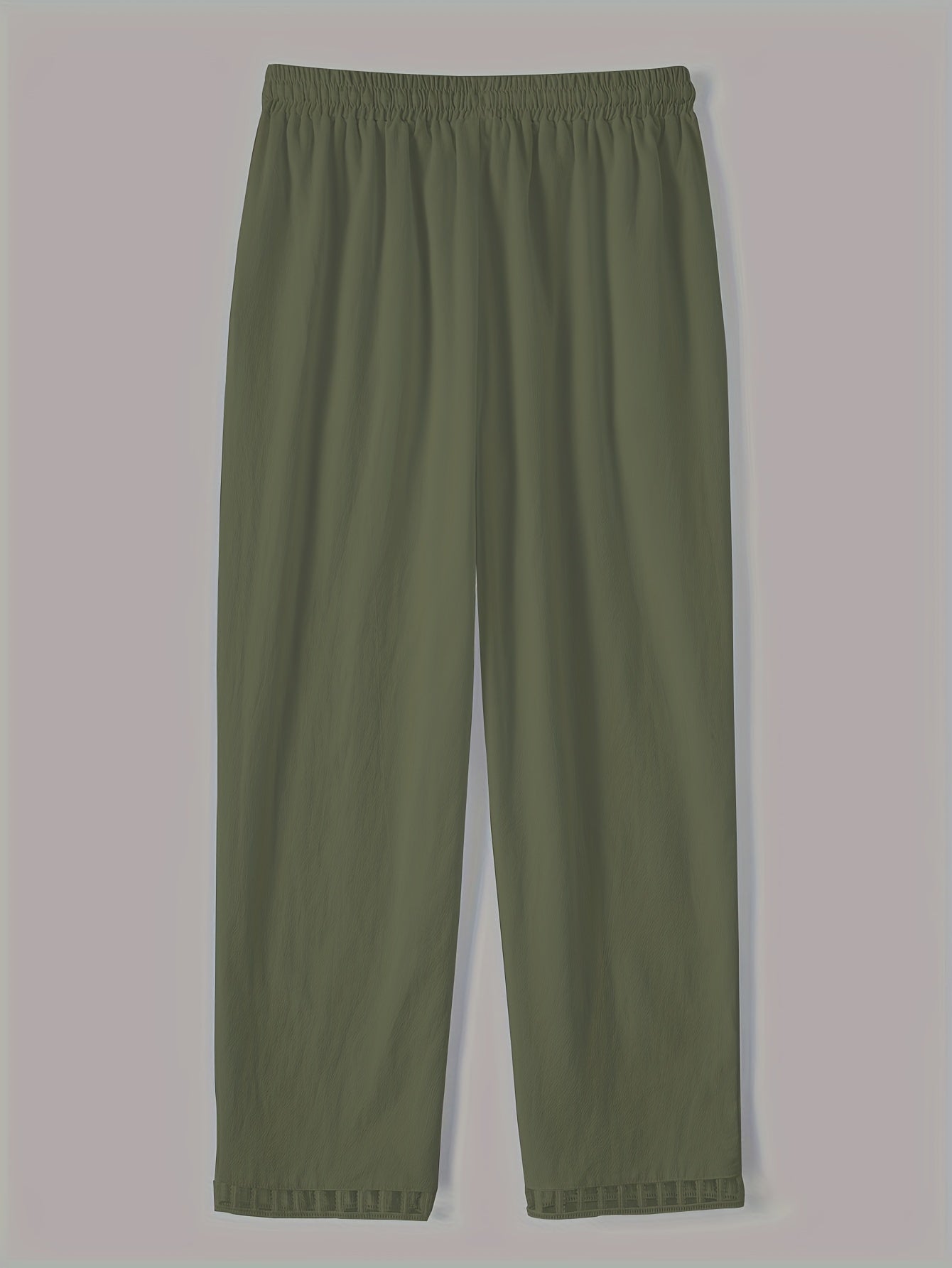 Women’s Cropped Pants | Relaxed Fit | Contrast Trim | Breathable Cotton Blend