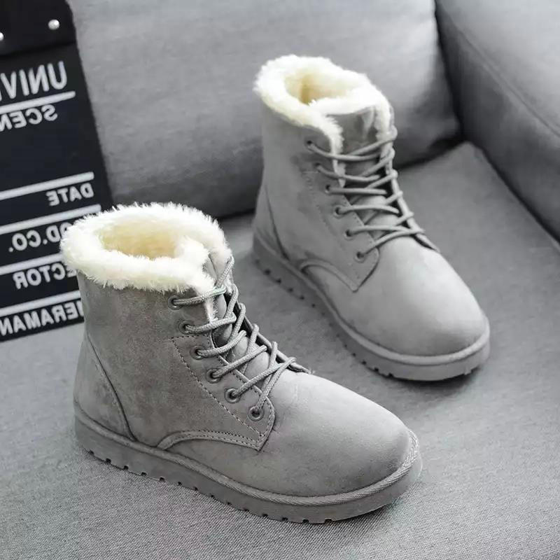 Women’s Waterproof Winter Boots | Faux Wool Lining | Lightweight Non-Slip Sole