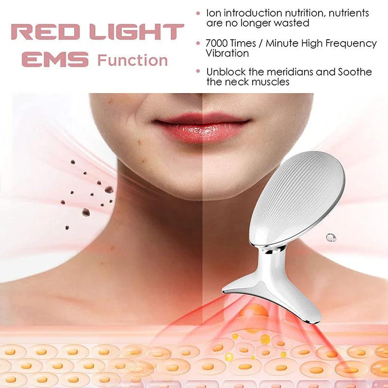 Microcurrent Handset | 6-in-1 Skin Care Device | EMS + Light Therapy | Rechargeable
