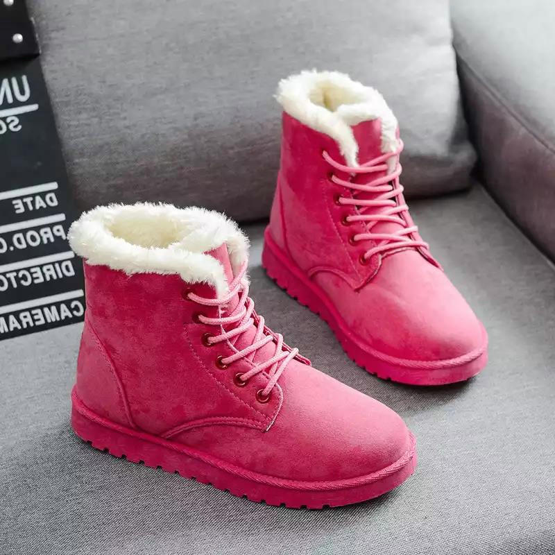 Women’s Waterproof Winter Boots | Faux Wool Lining | Lightweight Non-Slip Sole