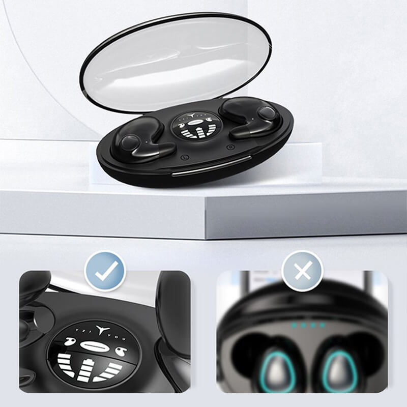 Ultra-Light Sleep Earbuds | Wireless Bluetooth 5.3 | Noise Reduction & Soft Comfort Fit