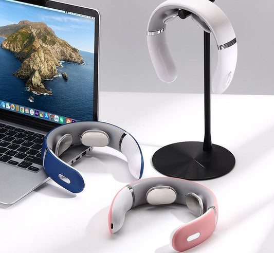 Portable Neck Relaxation Device | Adjustable Intensity | Soothing Heat & Wireless Design