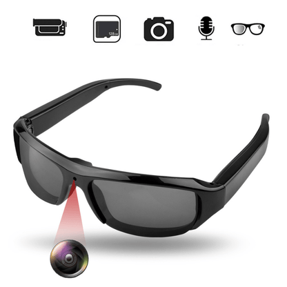1080P Smart Glasses with Camera | Hands-Free HD Video & Photo Recording | Built-In Storage & USB Connectivity