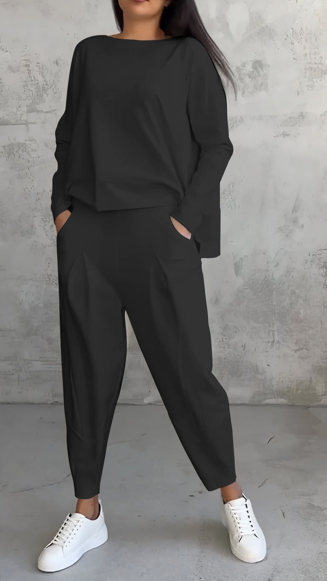 Relaxed Two-Piece Lounge Set | Soft Cotton Blend | Lightweight Comfort