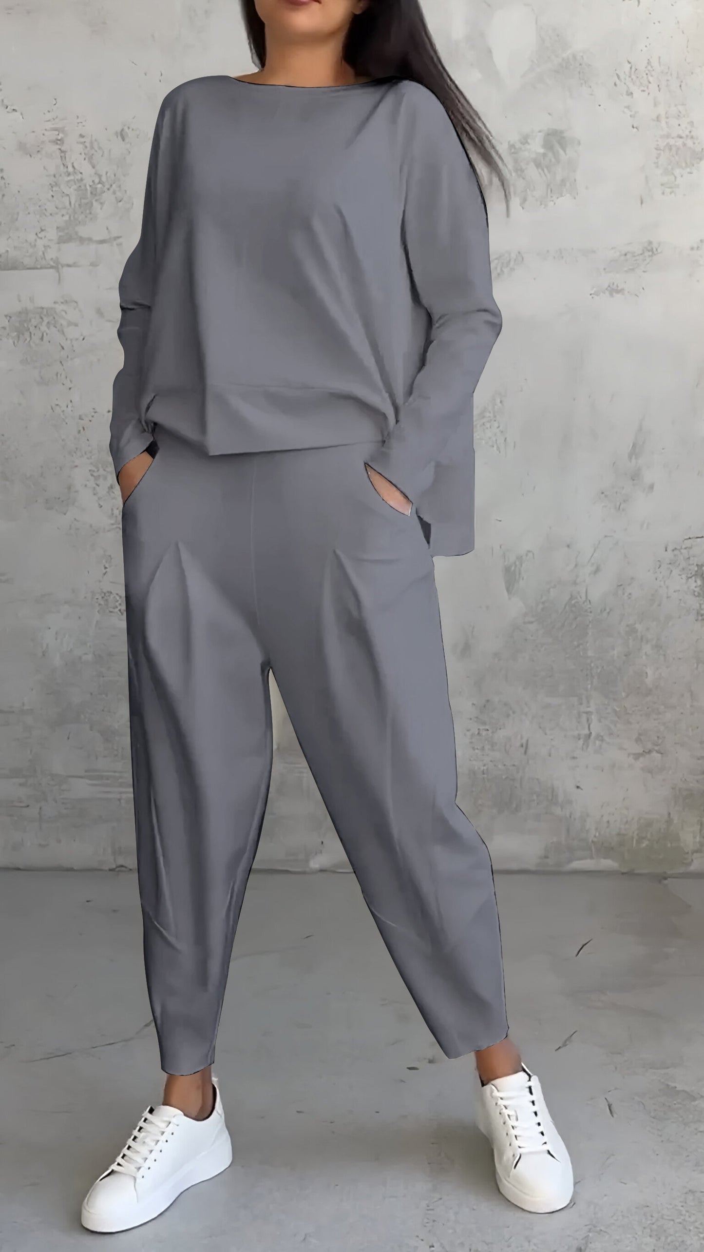 Relaxed Two-Piece Lounge Set | Soft Cotton Blend | Lightweight Comfort