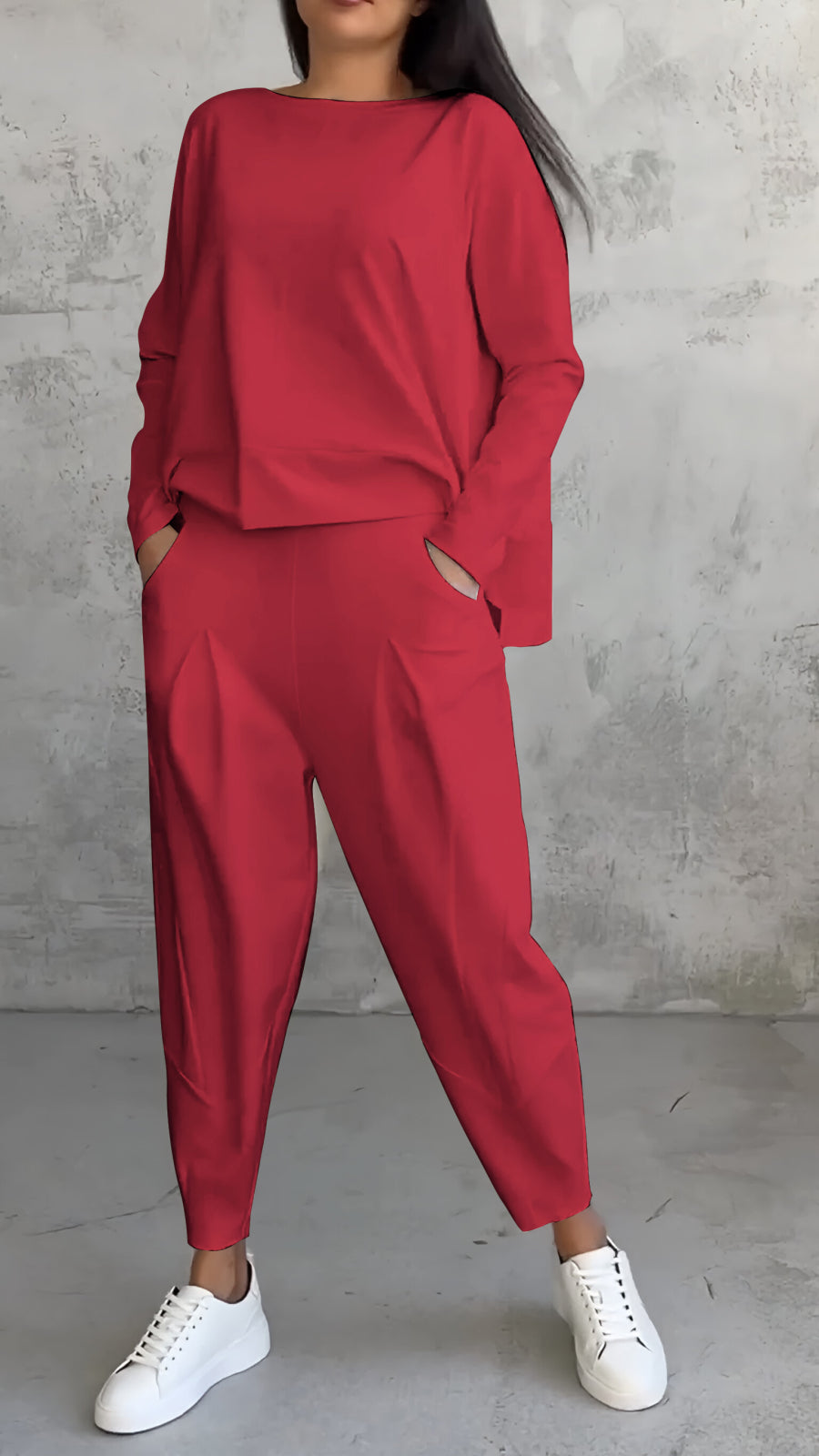 Relaxed Two-Piece Lounge Set | Soft Cotton Blend | Lightweight Comfort
