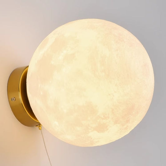 3D Printed Astronaut Wall Lamp | Modern Decorative Moon Light with Warm Glow